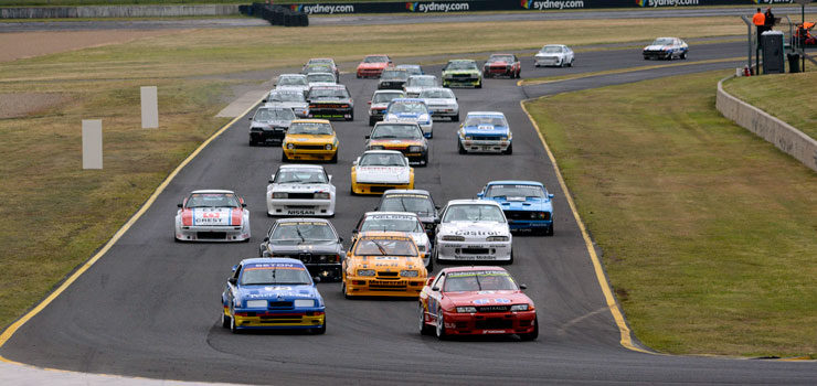 Mighty Heritage Touring Cars Grid Set for a Magic Muscle Car Masters